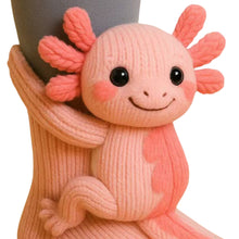 Load image into Gallery viewer, 1 Pair 3D Doll Socks Funny Cartoon Animal Cotton Socks for Girls Women(Axolotl)
