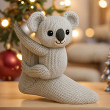 Load image into Gallery viewer, 1 Pair 3D Doll Socks Funny Cartoon Animal Cotton Socks for Girls Women (Koala)
