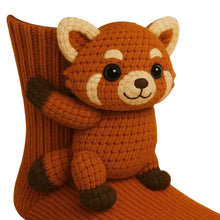 Load image into Gallery viewer, 1 Pair 3D Doll Socks Funny Knit Animal Socks Floor Socks for Girls (Raccoon)
