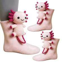 Load image into Gallery viewer, 1 Pair 3D Doll Socks Funny Knit Animal Socks Floor Socks for Girls (Dragon)
