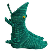 Load image into Gallery viewer, 1 Pair 3D Doll Socks Funny Knit Animal Socks Floor Socks for Girls (Dinosaur)
