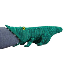 Load image into Gallery viewer, 1 Pair 3D Doll Socks Funny Knit Animal Socks Floor Socks for Girls (Dinosaur)
