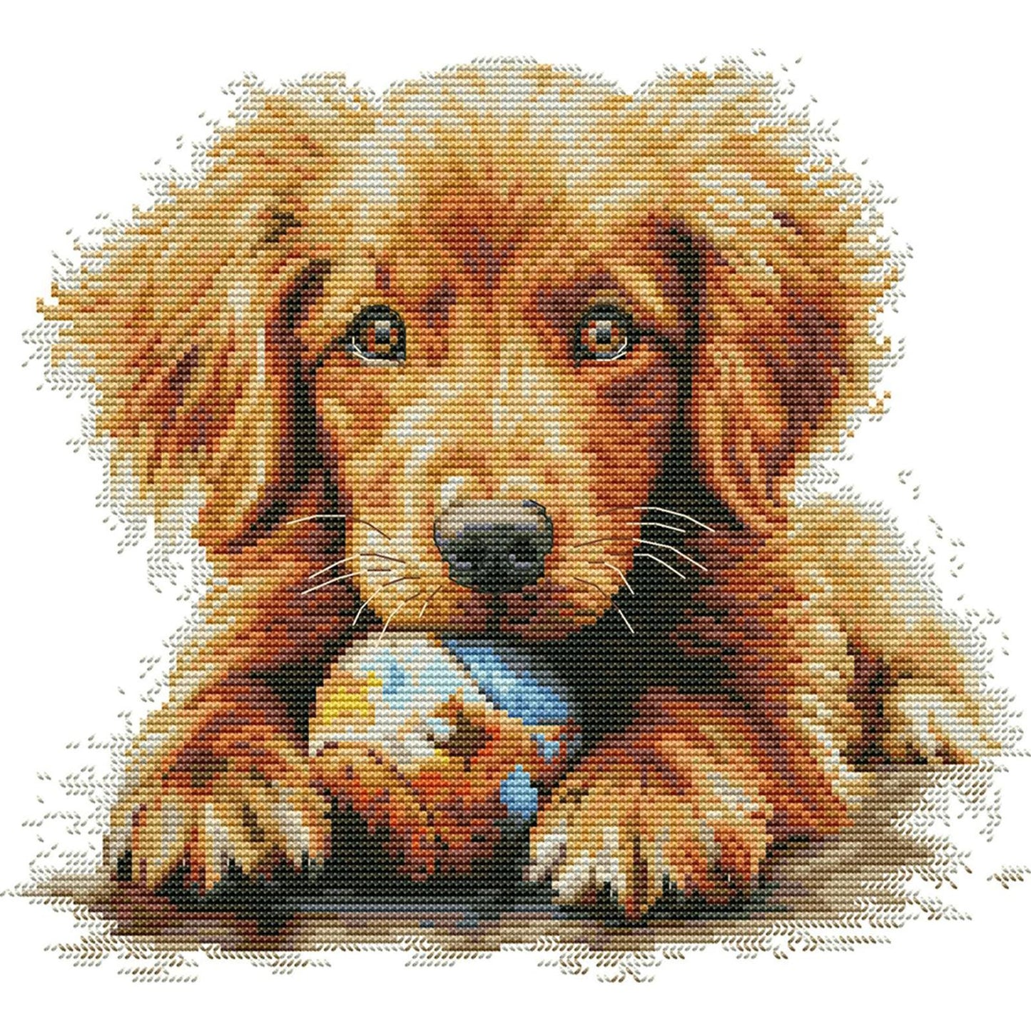 My Ball - Partial 14CT Stamped Cross Stitch 33x29CM - Joy Sunday Backstitch+Half Cross Stitch