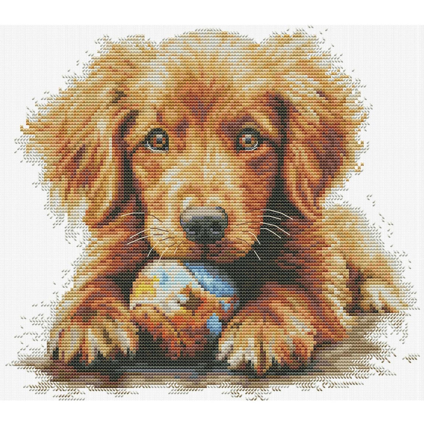 My Ball - Partial 14CT Stamped Cross Stitch 33x29CM - Joy Sunday Backstitch+Half Cross Stitch