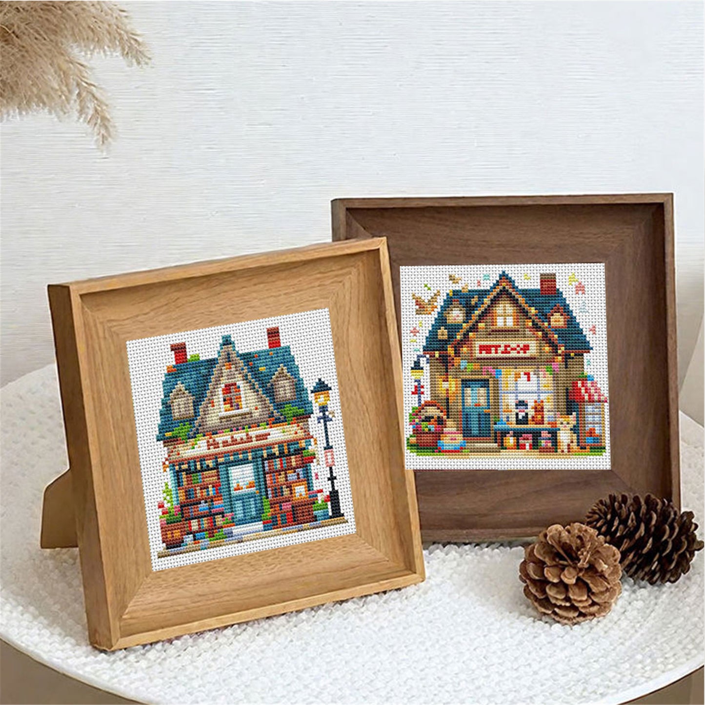 Shop - Partial 11CT Stamped Cross Stitch 15x15CM - Huacan
