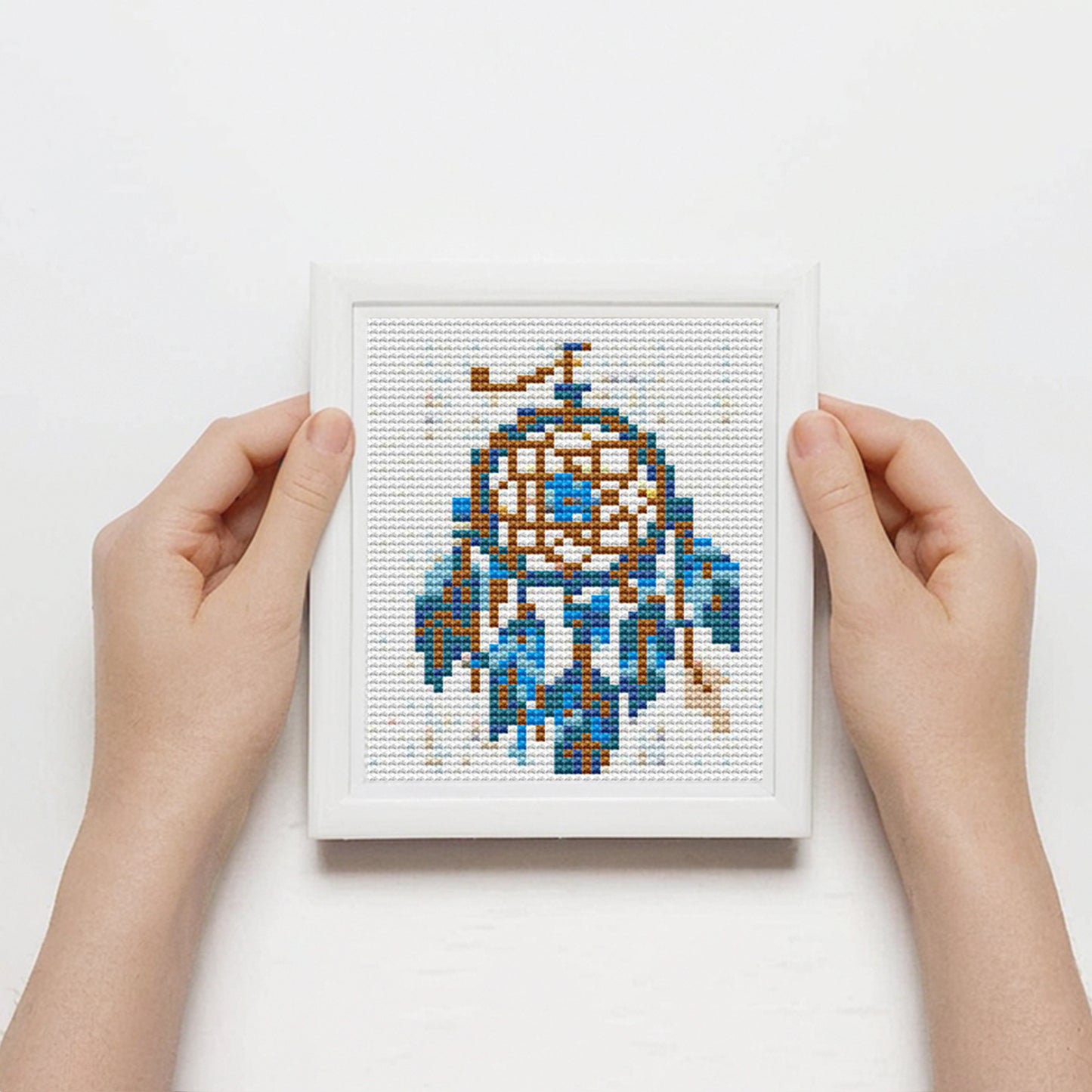 Dreamcatcher - Partial 11CT Stamped Cross Stitch 15x17CM - Huacan
