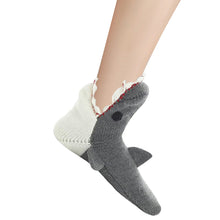 Load image into Gallery viewer, 1 Pair Knit Animal Socks Fashion Sleeping Socks for Girls Women (Sharks)
