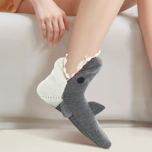 Load image into Gallery viewer, 1 Pair Knit Animal Socks Fashion Sleeping Socks for Girls Women (Sharks)
