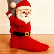 Load image into Gallery viewer, Women Cute 3D Animal Funny Animal Fuzzy Socks for Christmas Gifts (Santa Claus)
