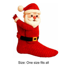 Load image into Gallery viewer, Women Cute 3D Animal Funny Animal Fuzzy Socks for Christmas Gifts (Santa Claus)
