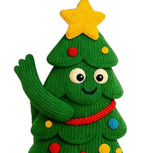 Load image into Gallery viewer, Women Cute 3D Animal Funny Animal Fuzzy Socks for Christmas Gift(Christmas Tree)
