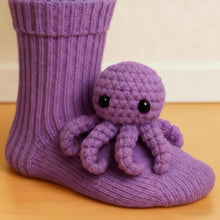 Load image into Gallery viewer, Women Cute 3D Animal Funny Animal Fuzzy Socks for Winter Christmas Gift(Octopus)
