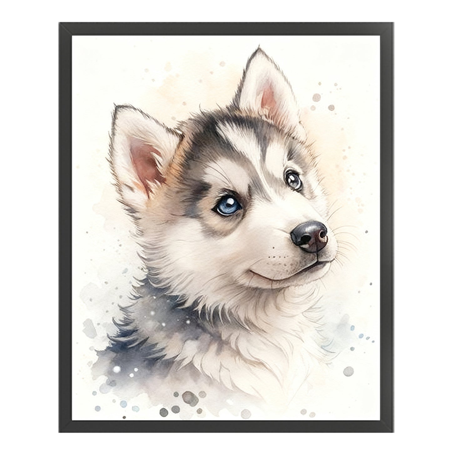 Husky-Dog - Full 11CT Stamped Cross Stitch 40x50CM - Huacan