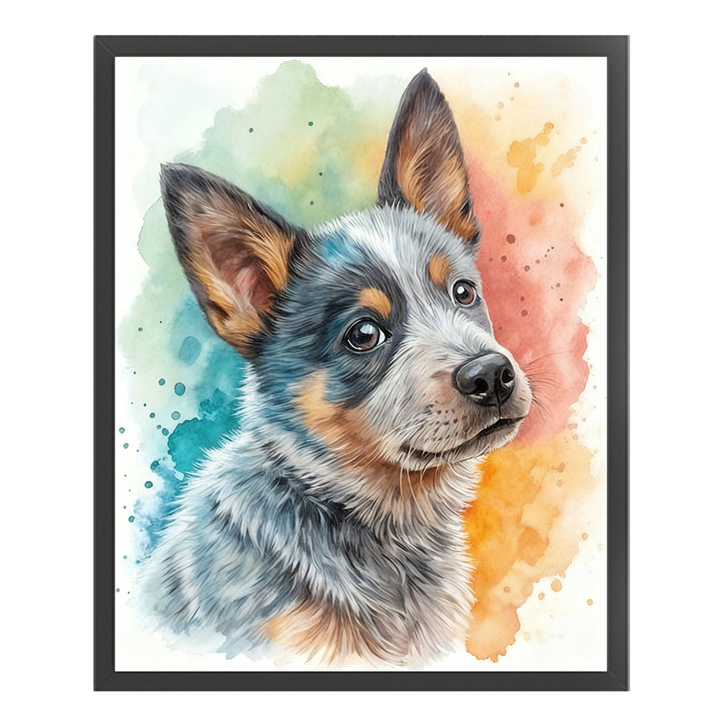 Australian Cattle Dog-Dog - Full 11CT Stamped Cross Stitch 40x50CM - Huacan