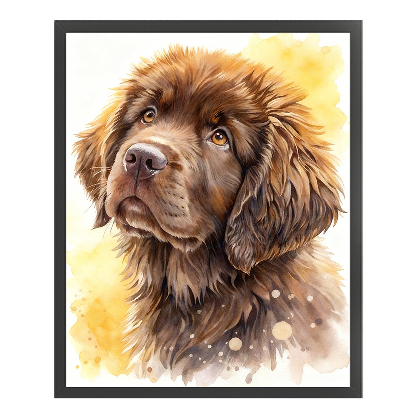 Newfoundland-Dog - Full 11CT Stamped Cross Stitch 40x50CM - Huacan