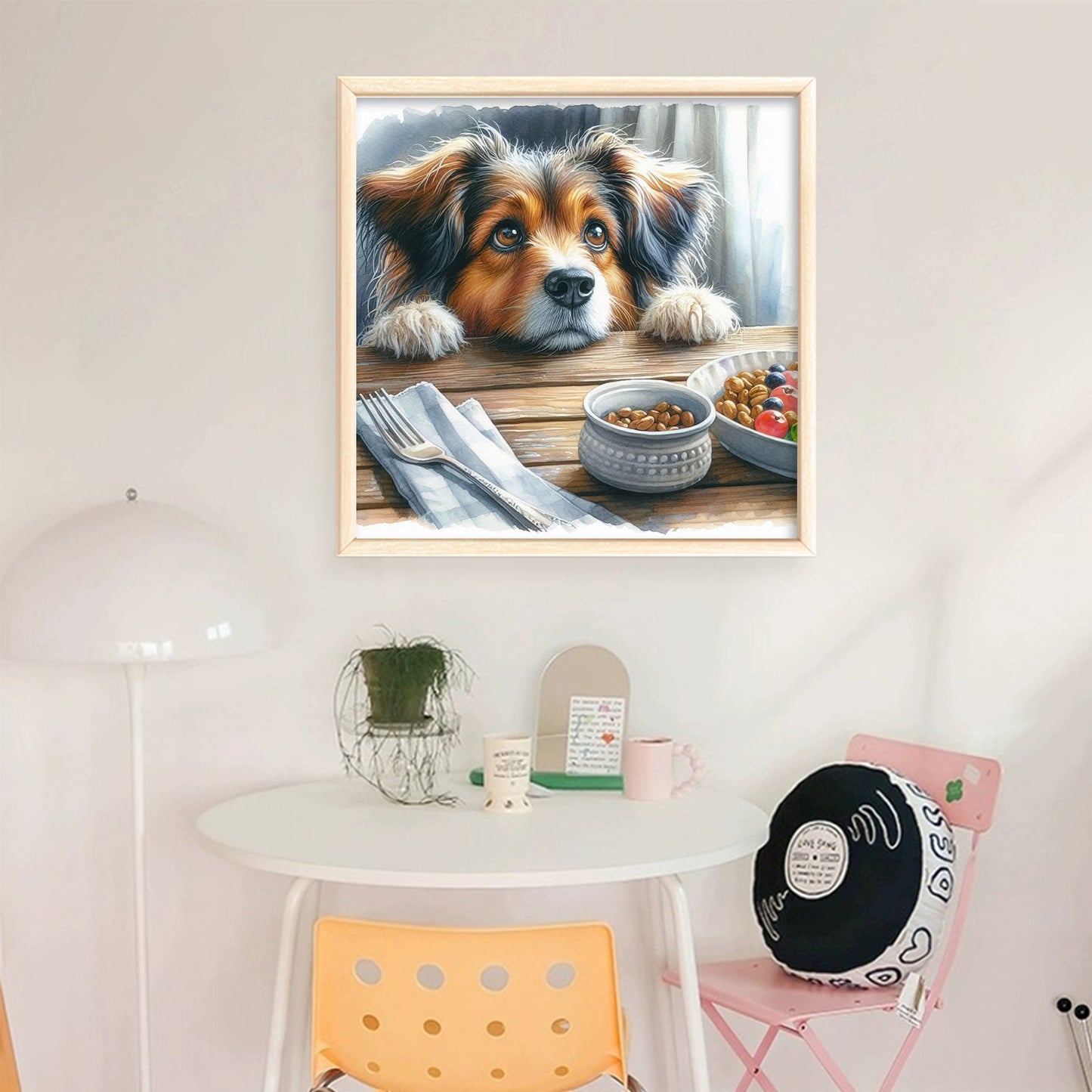 Shepherd Dog-Dog - Full 11CT Stamped Cross Stitch 40x40CM - Huacan