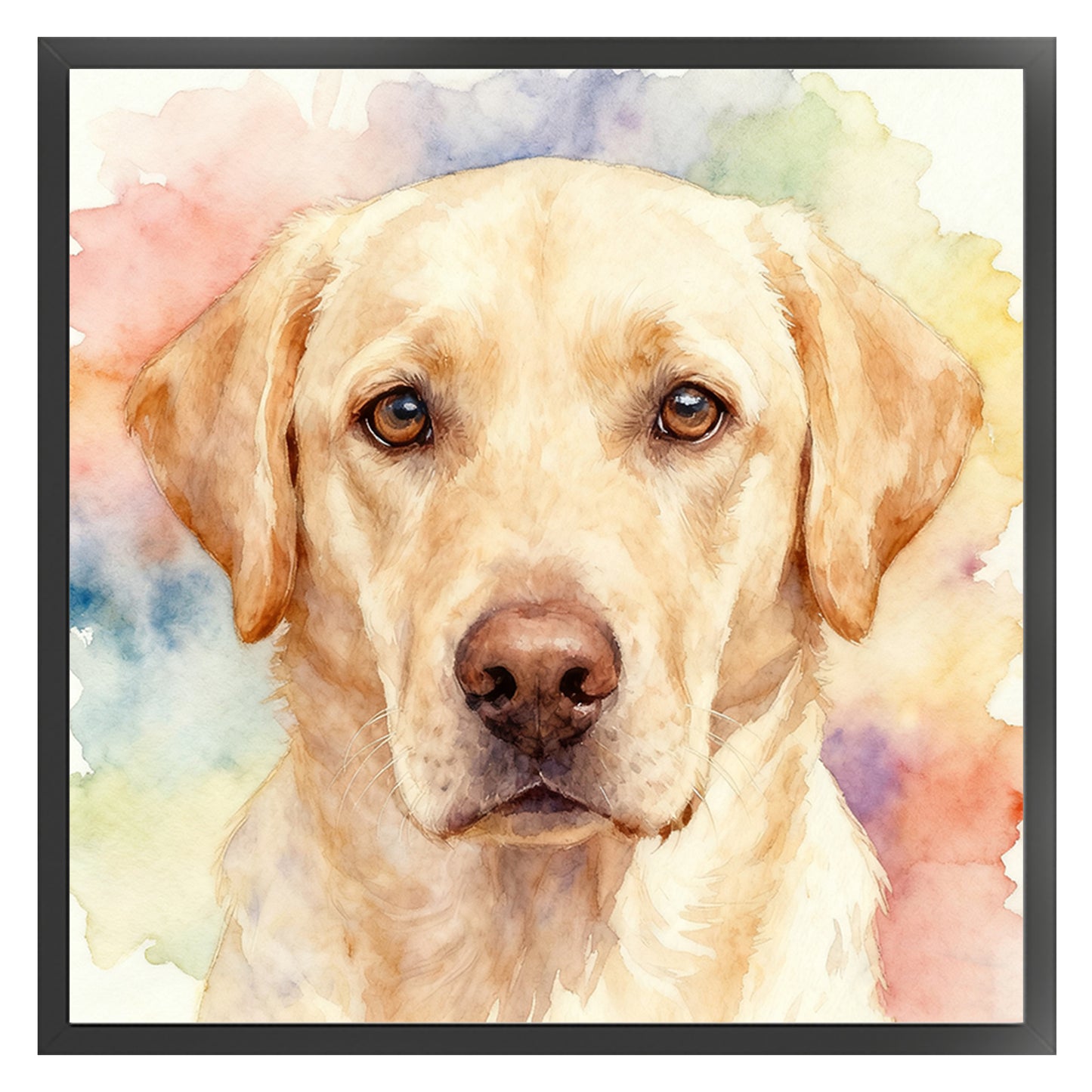 Labrador-Dog - Full 18CT Stamped Cross Stitch 20x20CM - Huacan