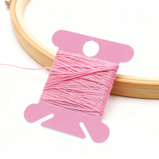 100 PCS Embroidery Floss Bobbins Plastic Embroidery Thread Cards (Random)