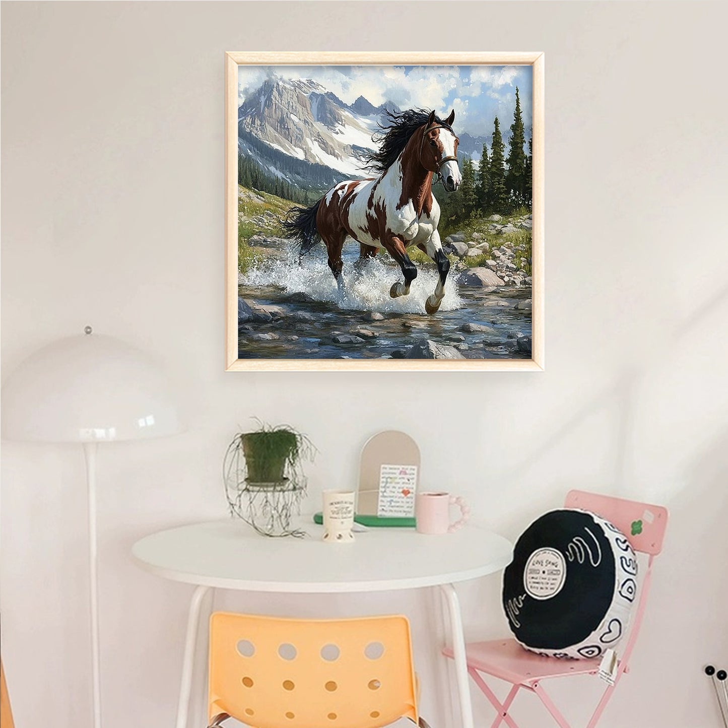 Horse - Full 11CT Counted Cross Stitch 40x40CM - Huacan