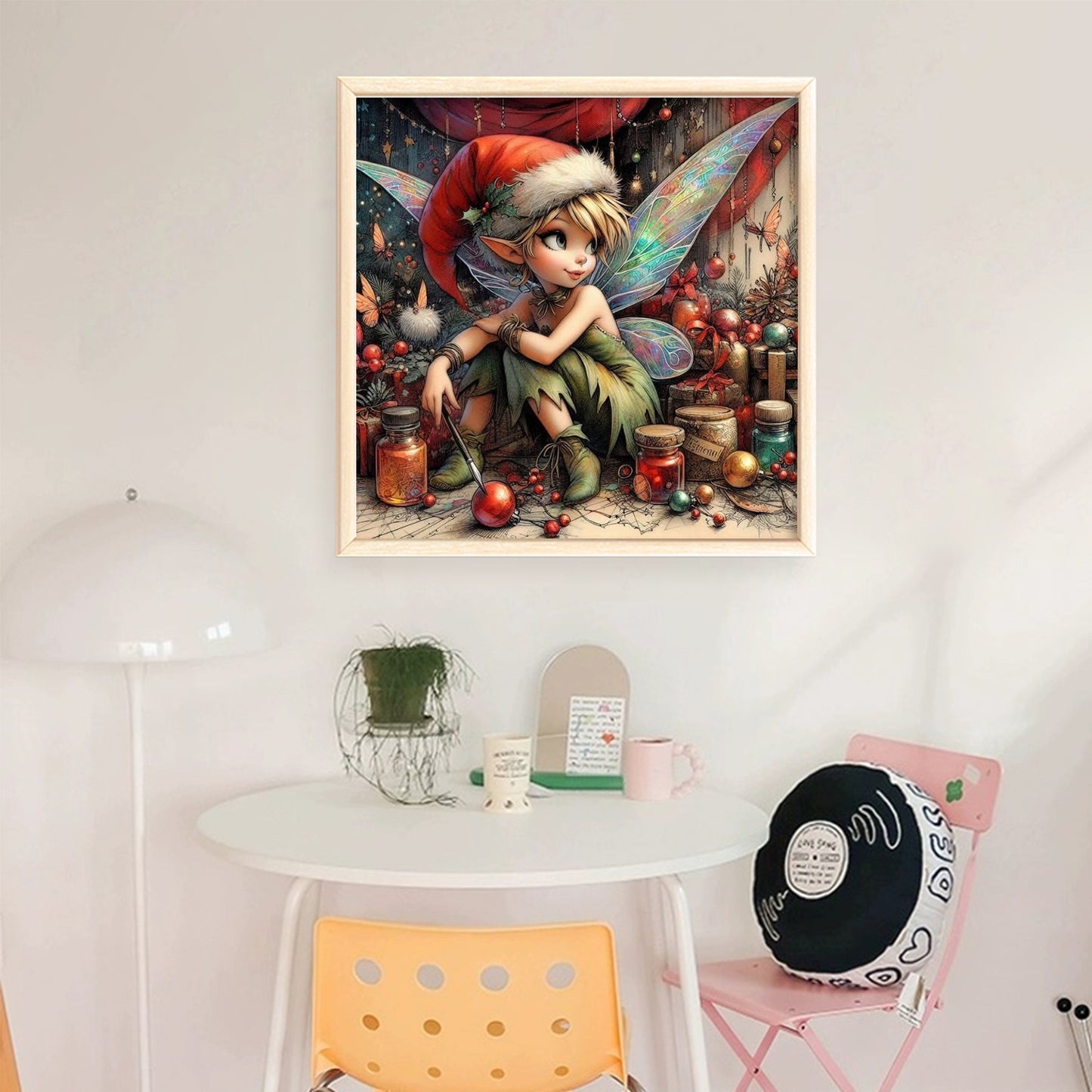 Fairy - Full 11CT Stamped Cross Stitch 45x45CM - Huacan