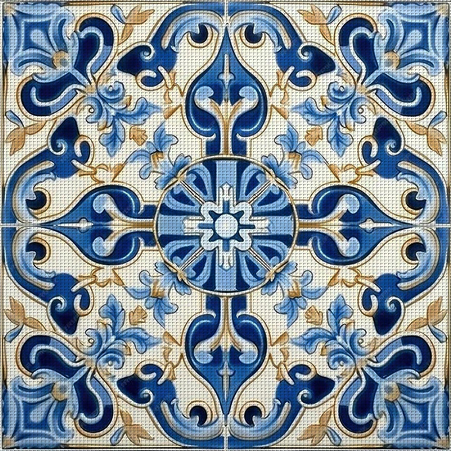 Datura - Full 14CT Counted Cross Stitch 40x40CM - Yishu