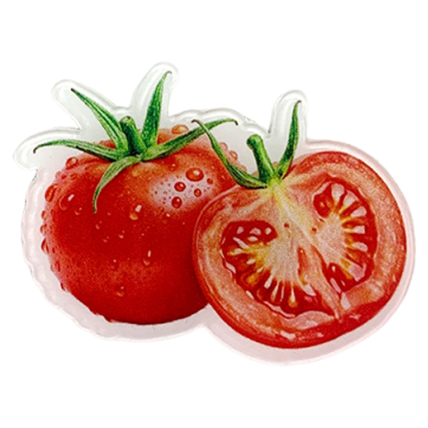 Tomato Magnetic Acrylic Needle Minder for Cross Stitch and Embroidery Supplies