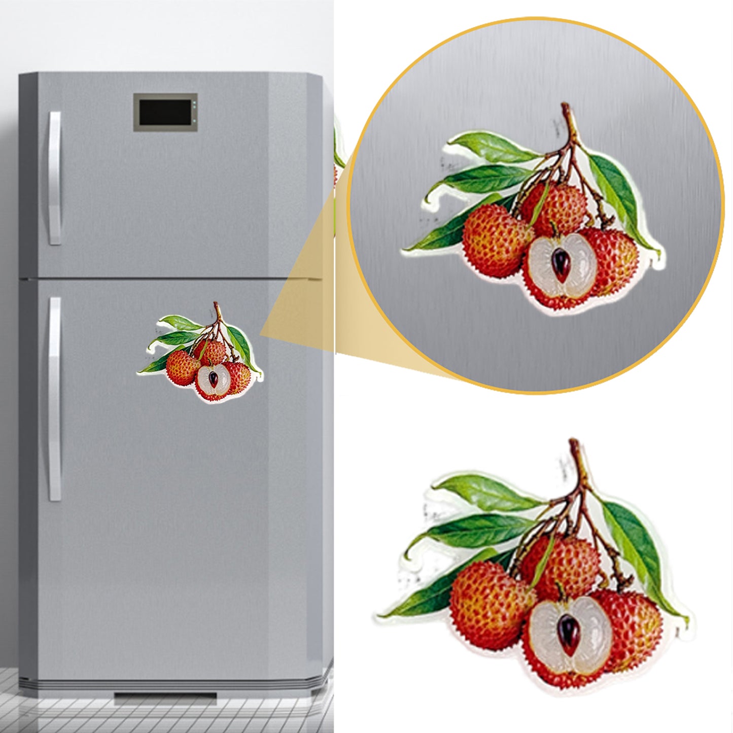 Lychee Magnetic Acrylic Needle Minder for Cross Stitch and Embroidery Supplies