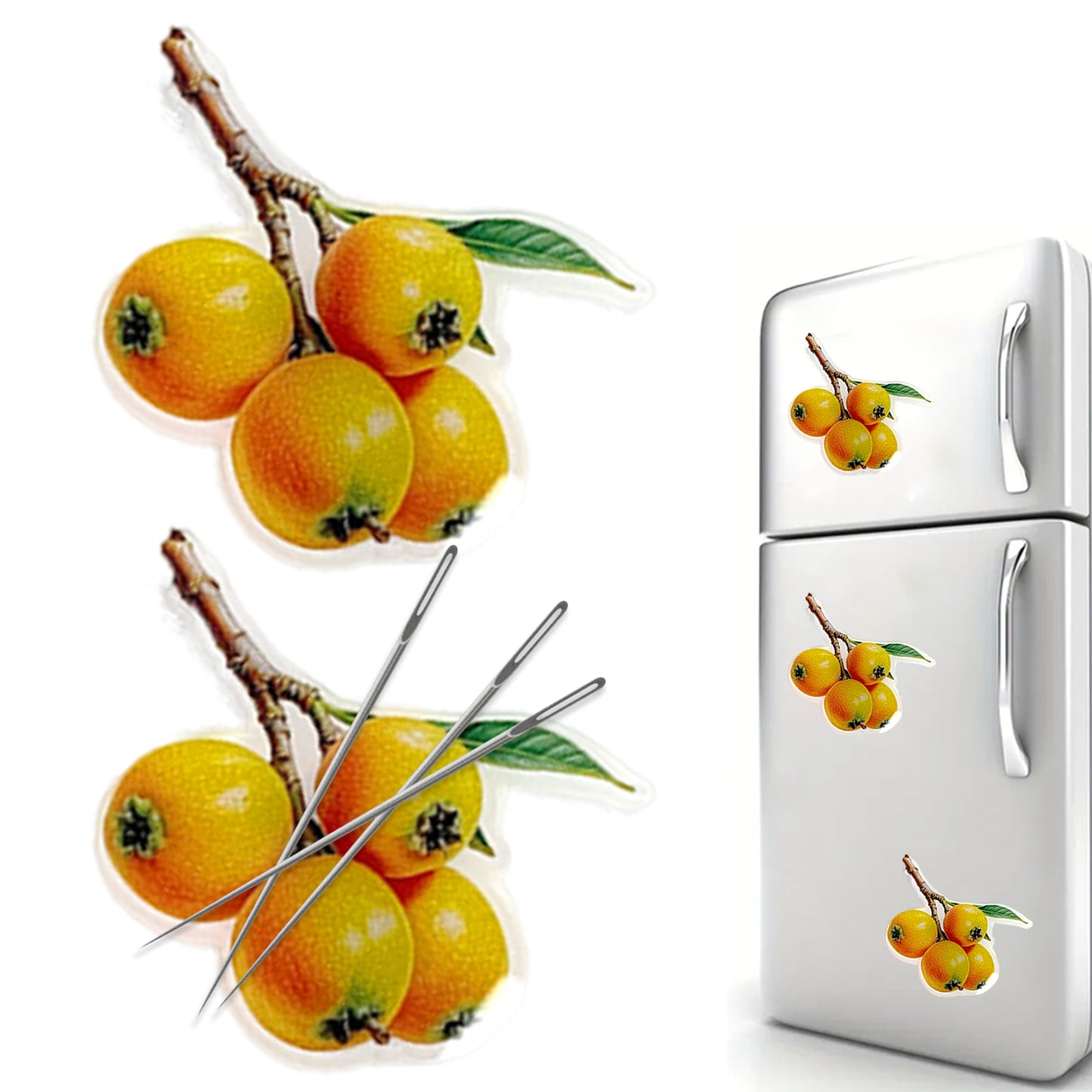 Loquat Magnetic Acrylic Needle Minder for Cross Stitch and Embroidery Supplies