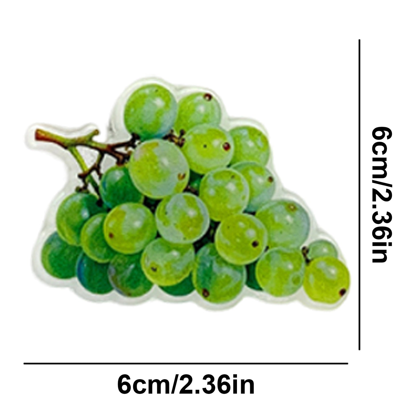 Grape Magnetic Acrylic Needle Minder for Cross Stitch and Embroidery Supplies