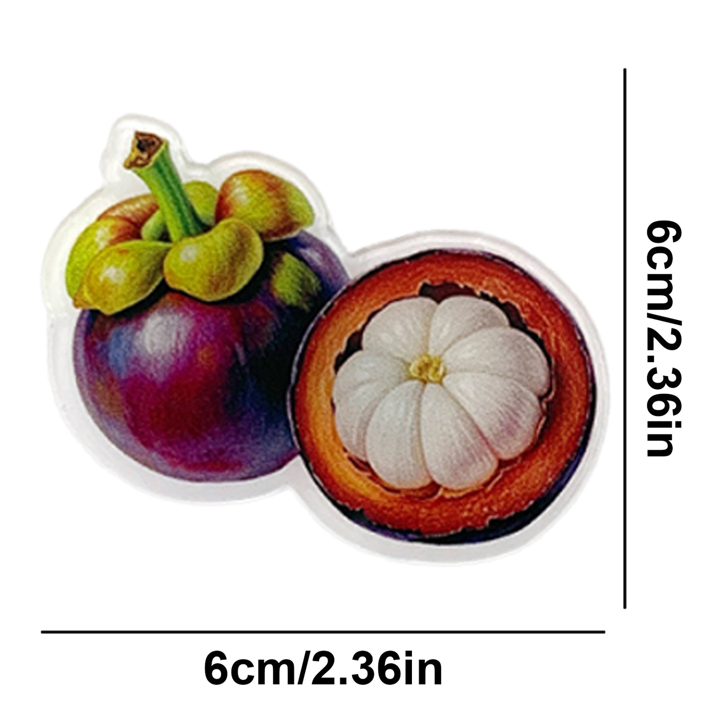 Mangosteen Magnetic Acrylic Needle Minder for Cross Stitch and Embroidery