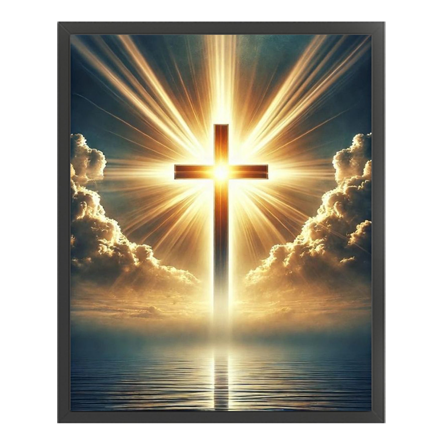 Cross - Full 11CT Stamped Cross Stitch 40x50CM - Huacan