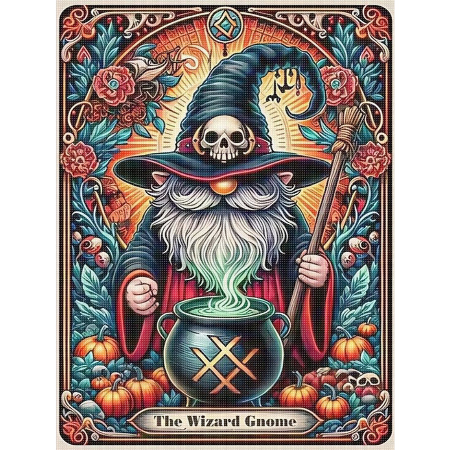 Wizard - Full 11CT Stamped Cross Stitch 40x55CM - Huacan