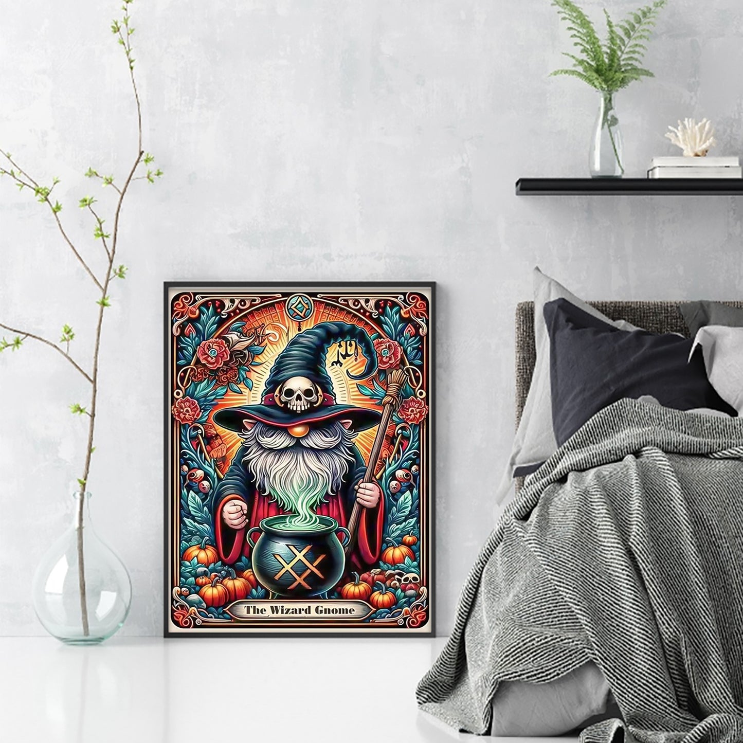 Wizard - Full 11CT Stamped Cross Stitch 40x55CM - Huacan