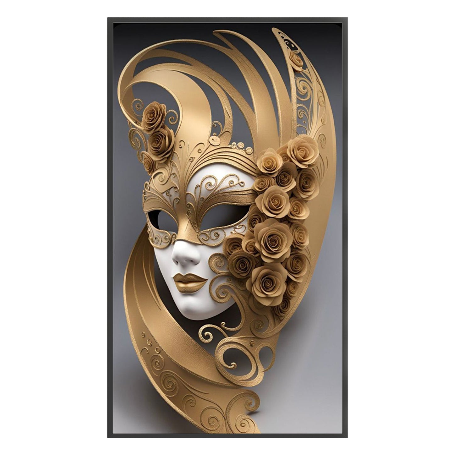 Mask - Full 11CT Stamped Cross Stitch 40x70CM - Huacan