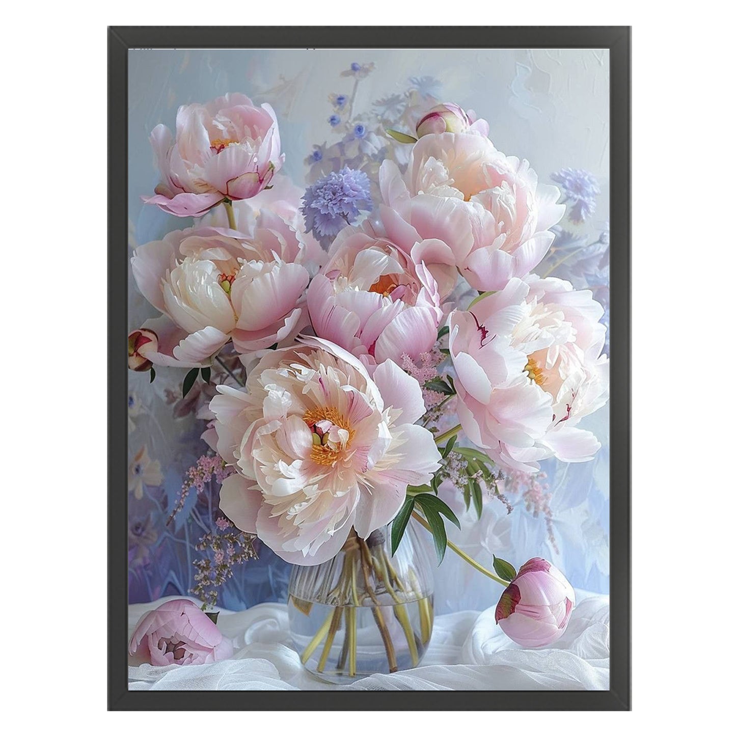 Vase - Full 11CT Stamped Cross Stitch 40x53CM - Huacan
