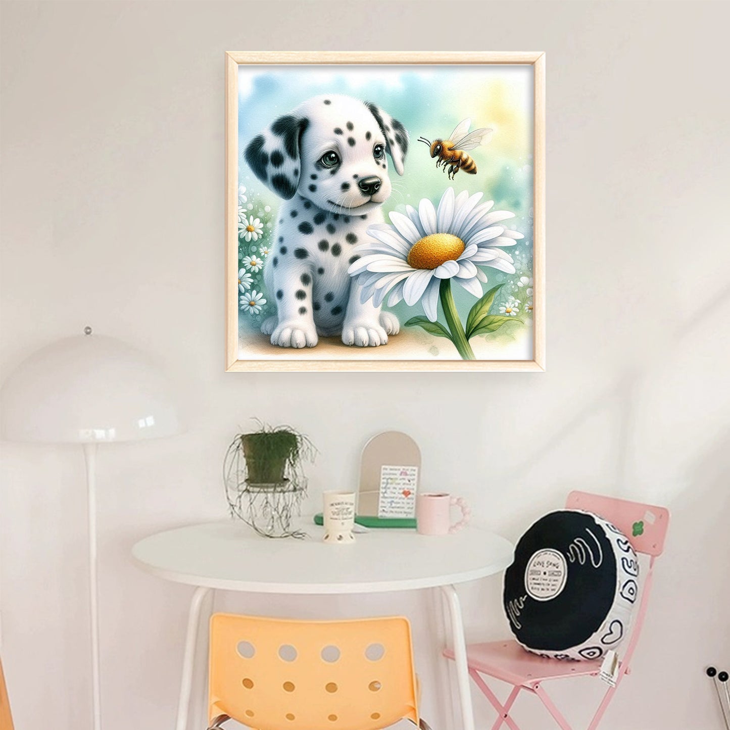 Dalmatian - Full 11CT Stamped Cross Stitch 40x40CM - Huacan