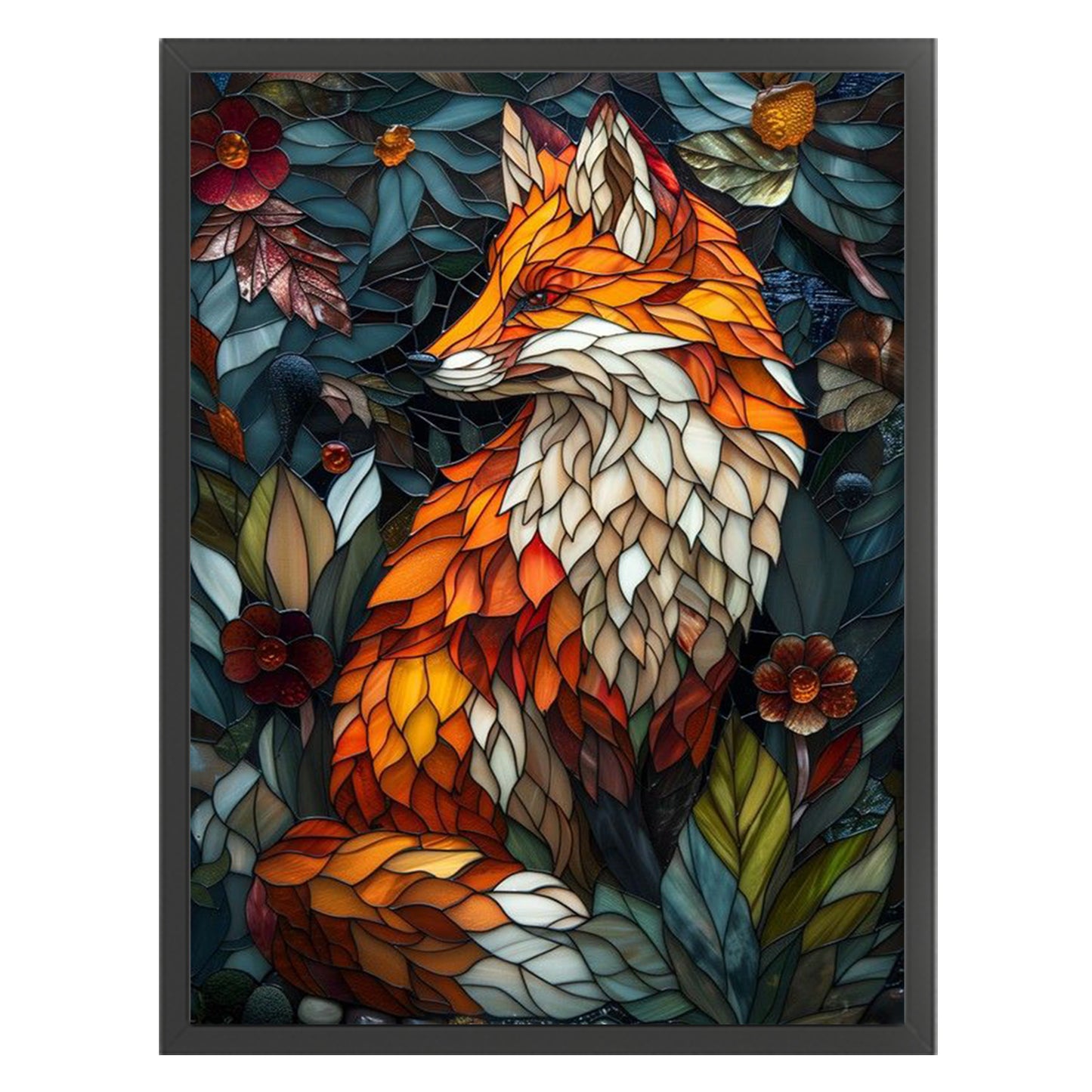 Fox - Full 11CT Stamped Cross Stitch 40x55CM - Huacan