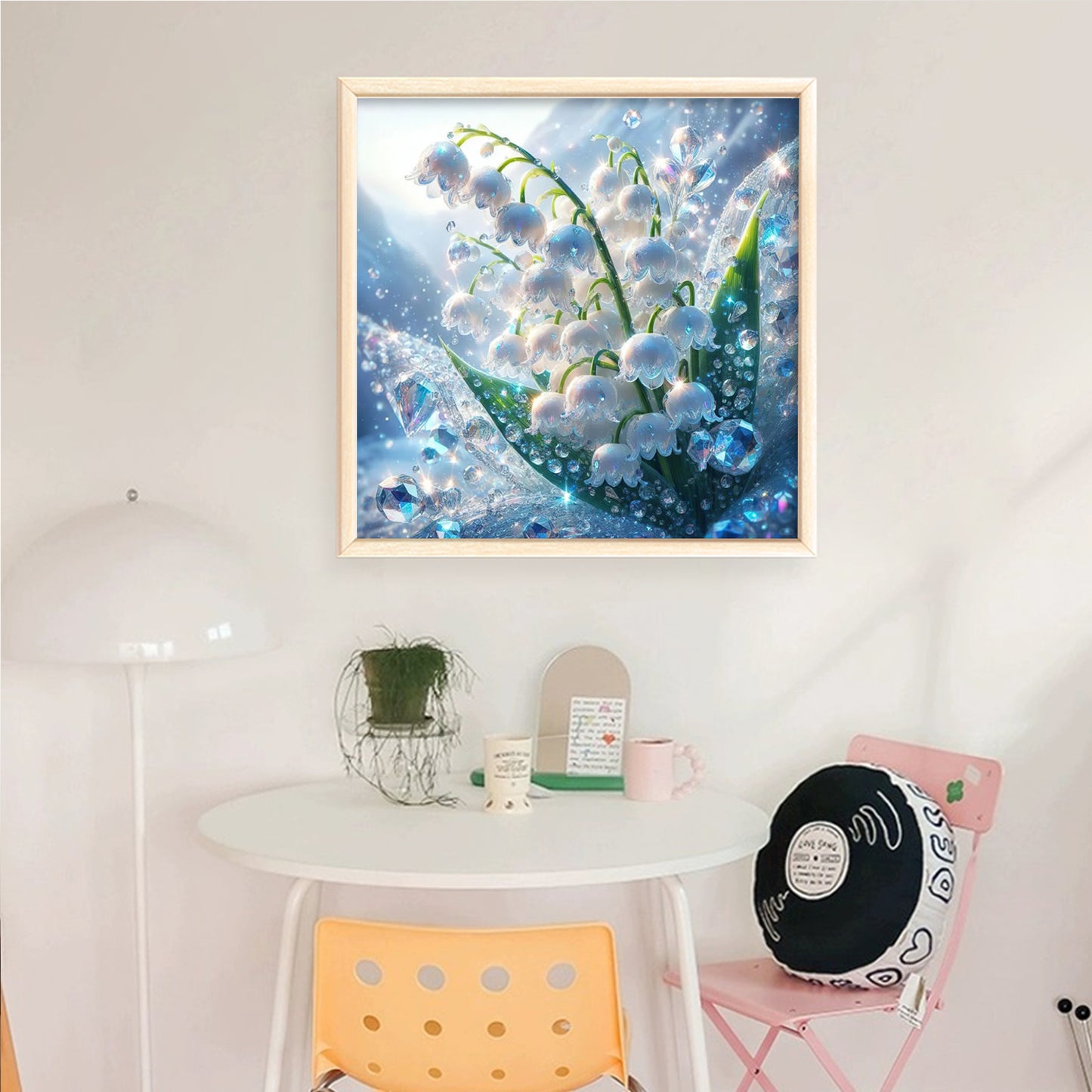 Lily Of The Valley - Full 11CT Counted Cross Stitch 40x40CM - Yishu