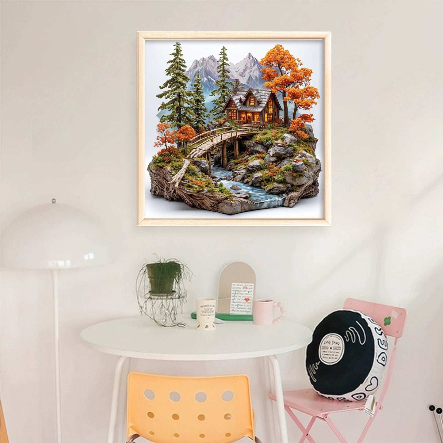 Autumn Scenery - Full 11CT Counted Cross Stitch 50x50CM - Huacan