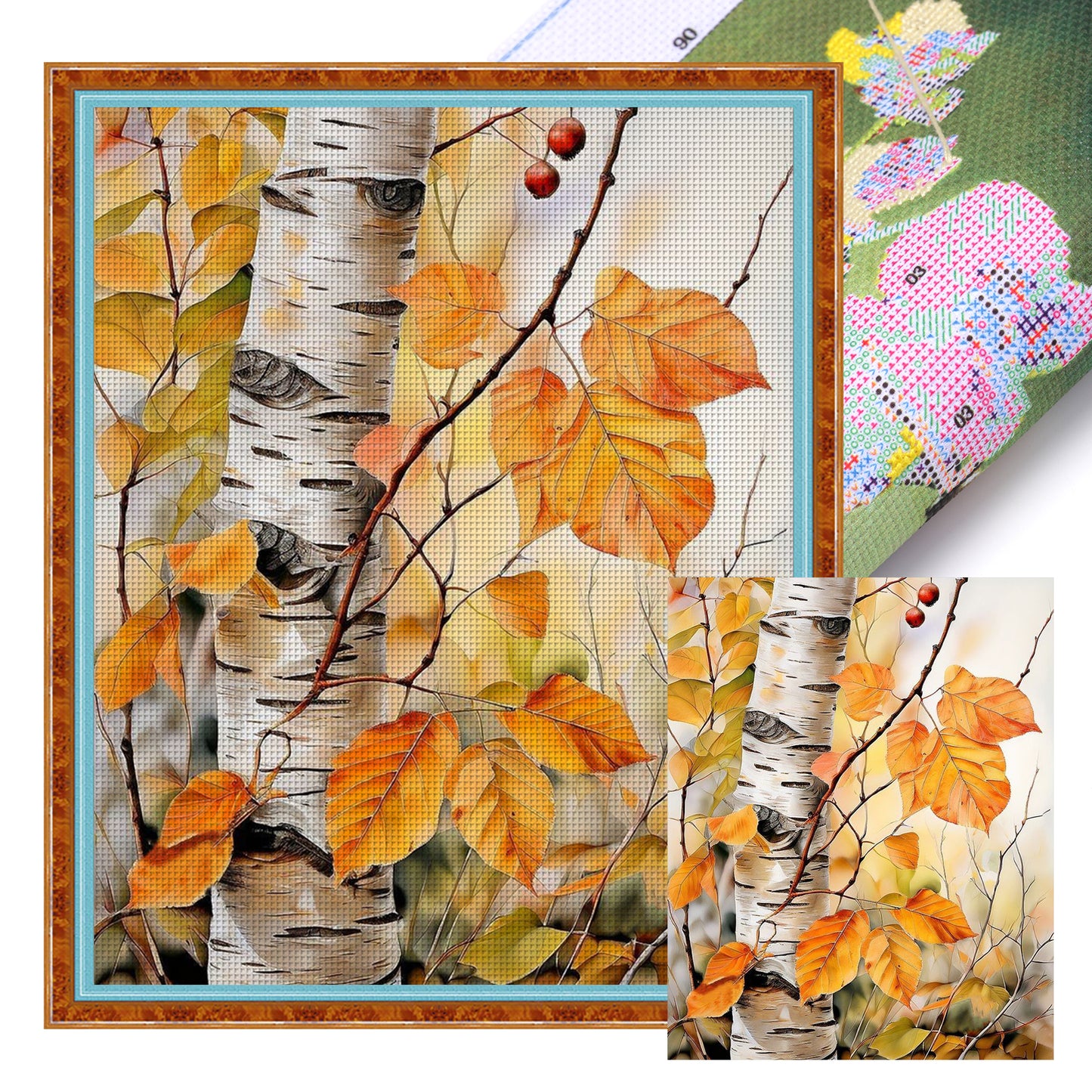 Scenery - Full 11CT Stamped Cross Stitch 40x50CM - Huacan