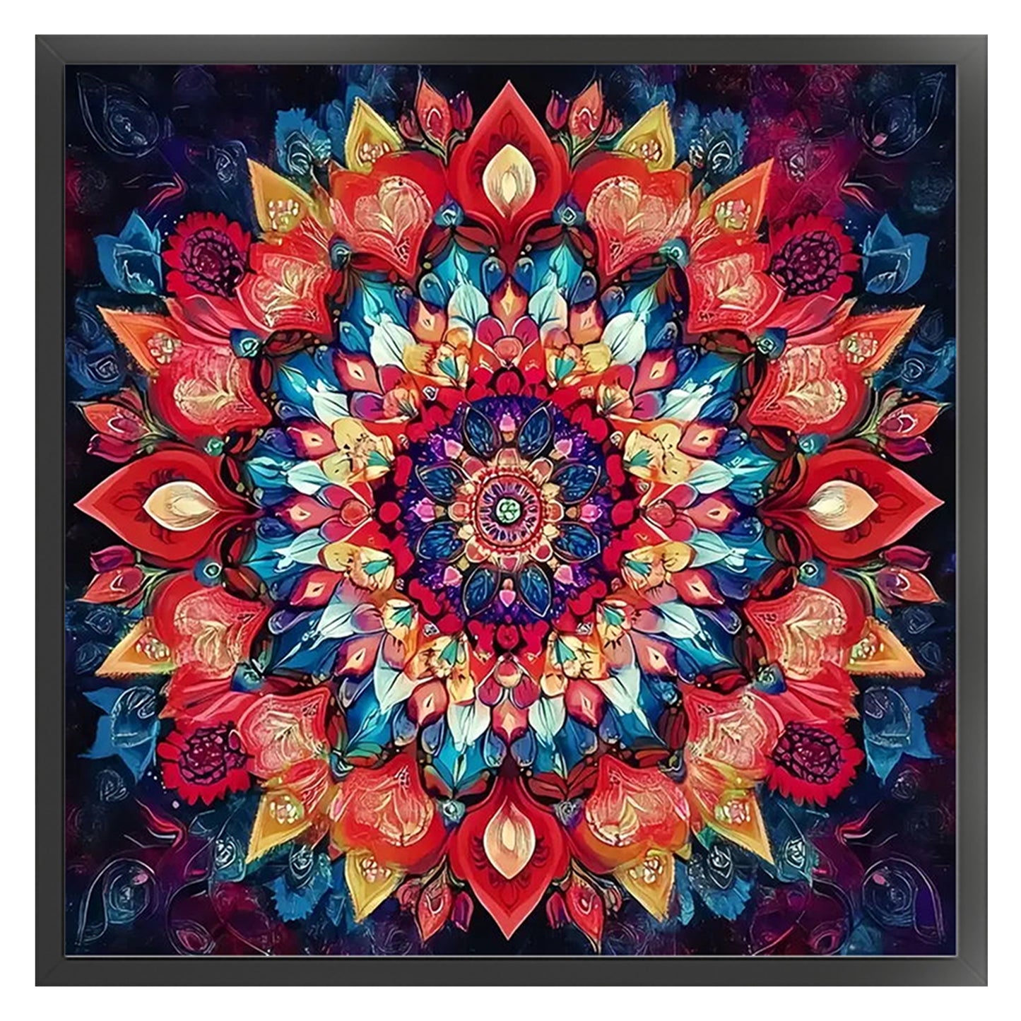Datura - Full 11CT Stamped Cross Stitch 40x40CM - Huacan
