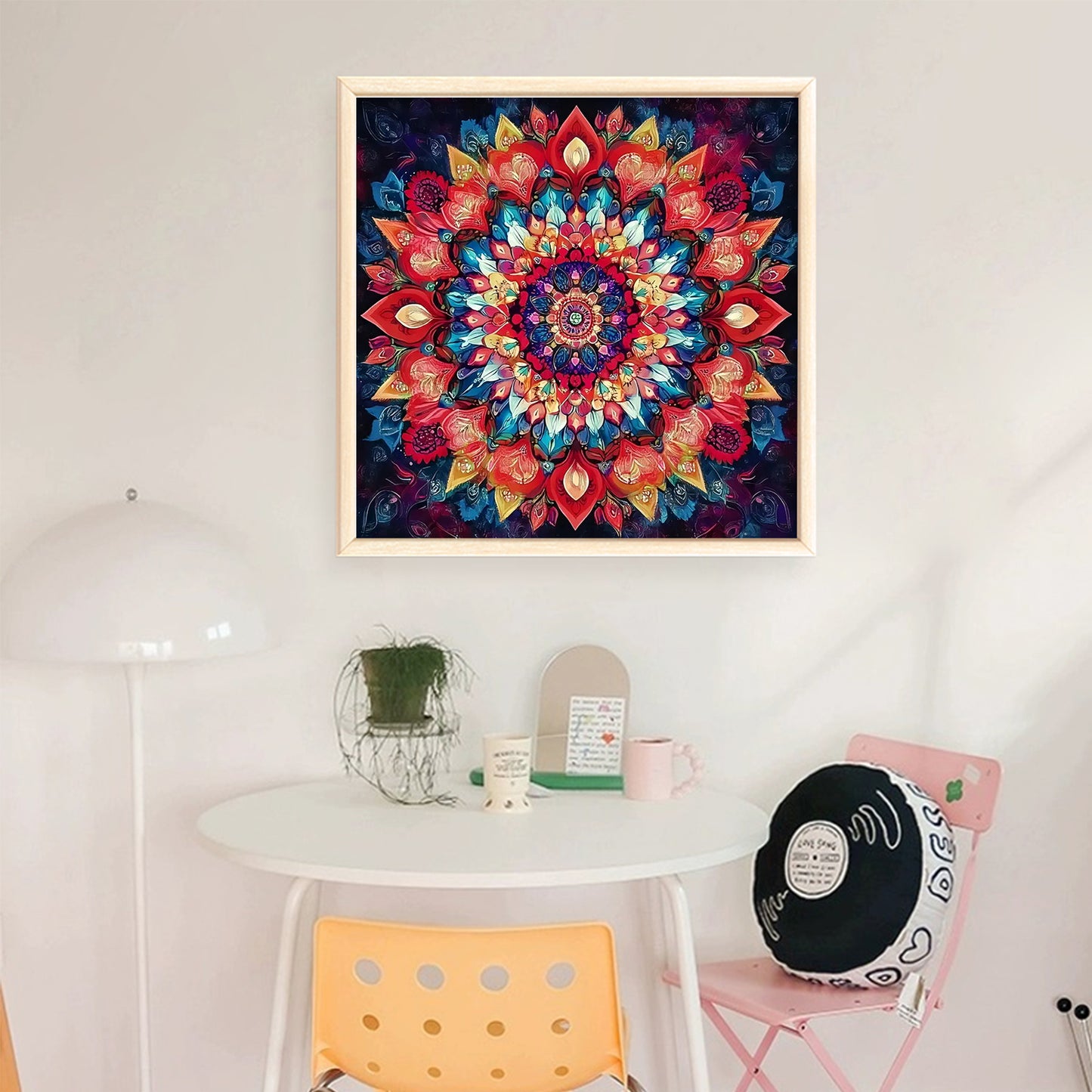 Datura - Full 11CT Stamped Cross Stitch 40x40CM - Huacan