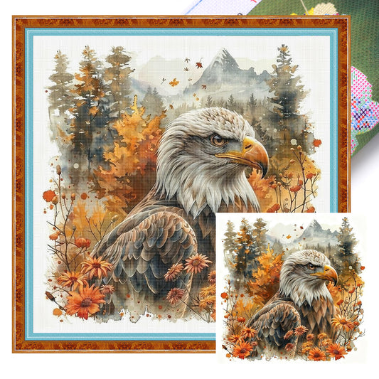 Animal - Full 11CT Stamped Cross Stitch 45x45CM - Huacan
