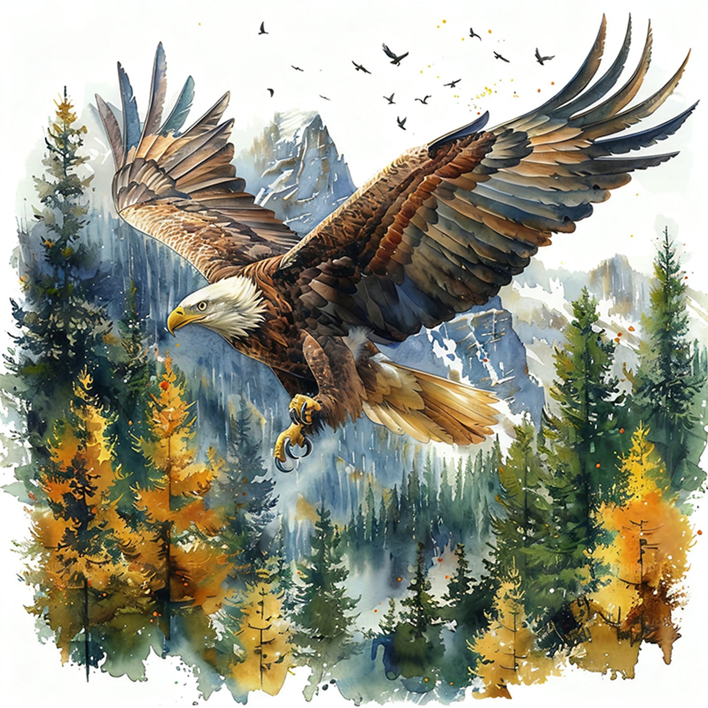 Animal - Full 11CT Stamped Cross Stitch 45x45CM - Huacan