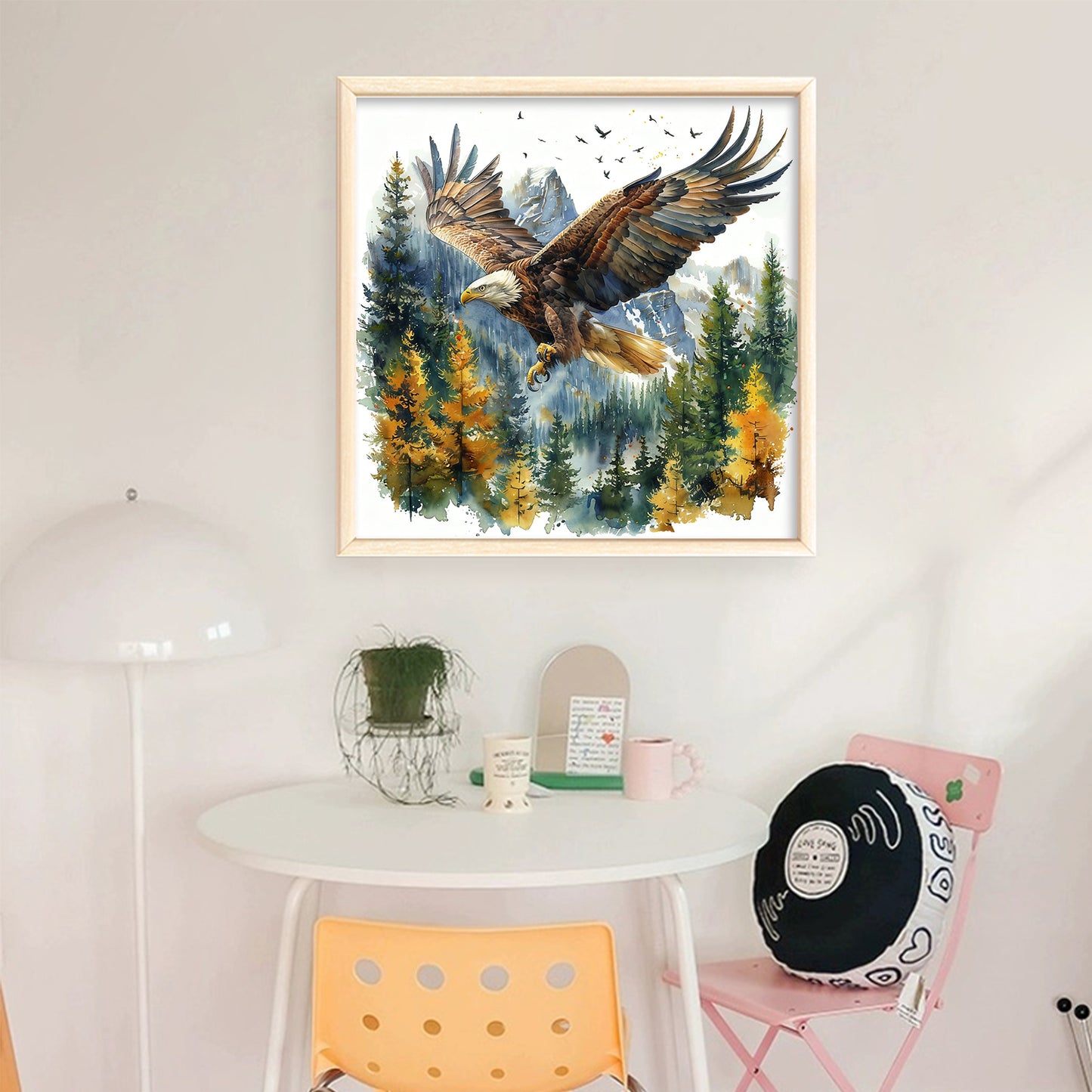 Animal - Full 11CT Stamped Cross Stitch 45x45CM - Huacan