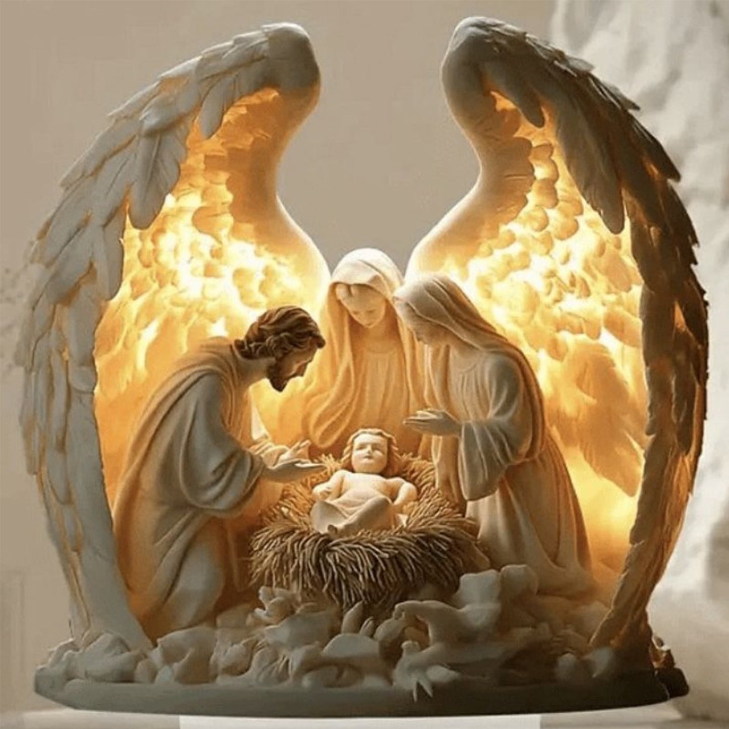 Jesus - Full 14CT Counted Cross Stitch 40x40CM - Yishu