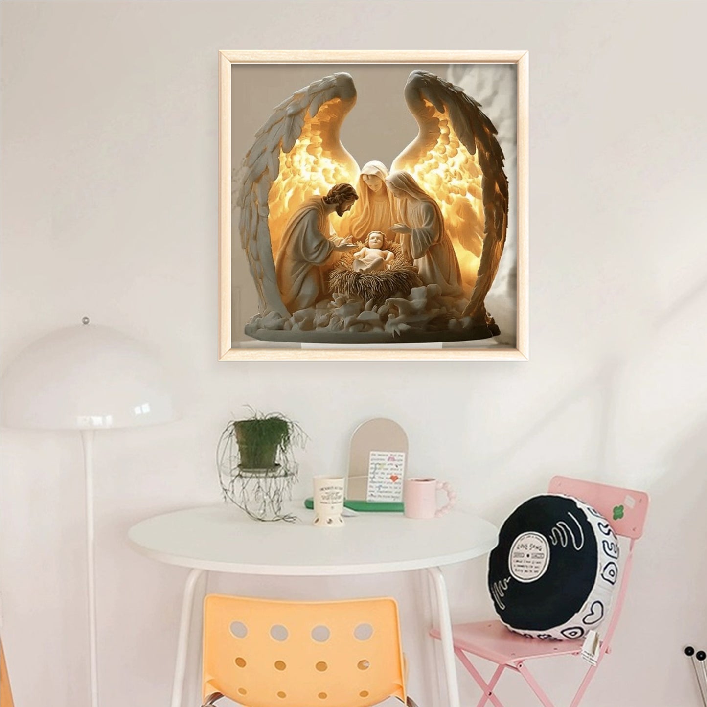 Jesus - Full 14CT Counted Cross Stitch 40x40CM - Yishu
