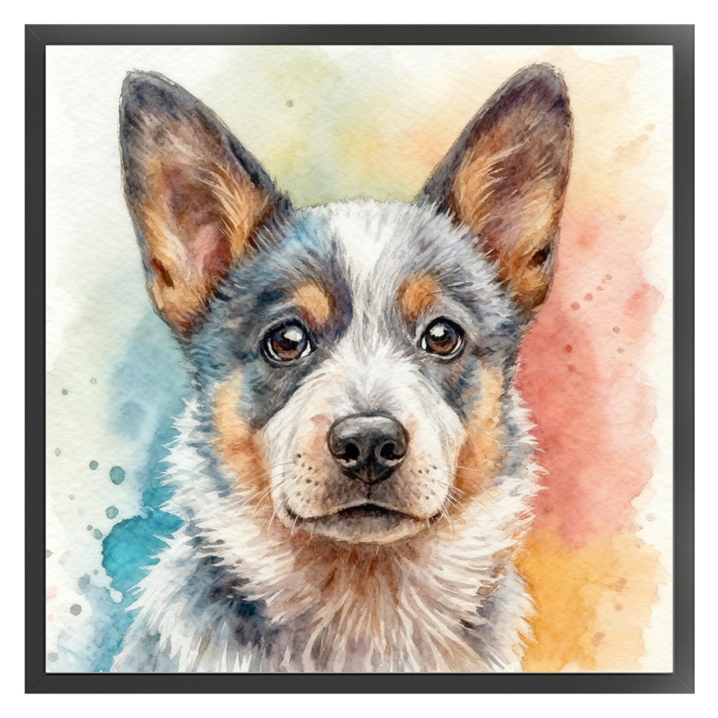 Cattle Dog - Full 11CT Stamped Cross Stitch 40x40CM - Yishu