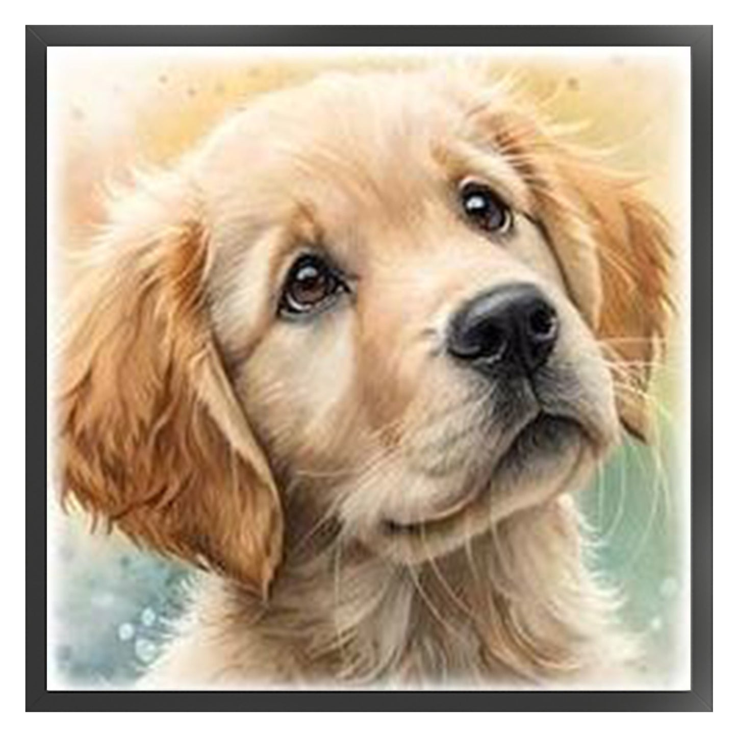 Labrador Puppy-Dog - Full 11CT Stamped Cross Stitch 40x40CM - Yishu