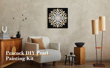 Load image into Gallery viewer, DIY Pearl Painting Kit 25x25CM Mandala Framed Handmade Pearl Material Art Set Room Wall Decoration
